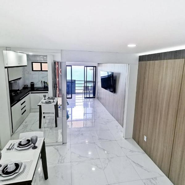 PARADISE DELUXE- Apartamento de luxo em Hotel 4 estrelas - melhor vista de ponta negra