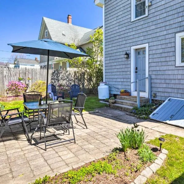 Mystic Refuge with Patio Less Than 1 Mi to Downtown!, hotel in Mystic