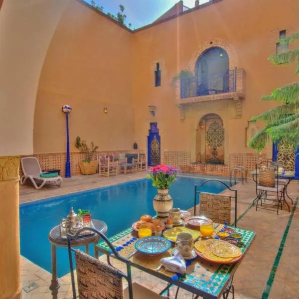 Riad la villa bleue & SPA, hotel in Marrakesh