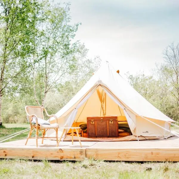 Le repère du pin sec - Glamping & Surfcamp、Gaillan-en-Médocのホテル