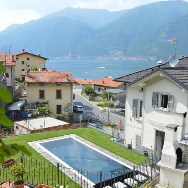 White suite - Jacuzzi, Swimming pool & Lake view: Lezzeno'da bir otel