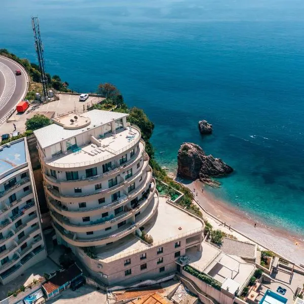 Alex Lux sea view aparmtent 2, hotel v destinácii Rafailovici