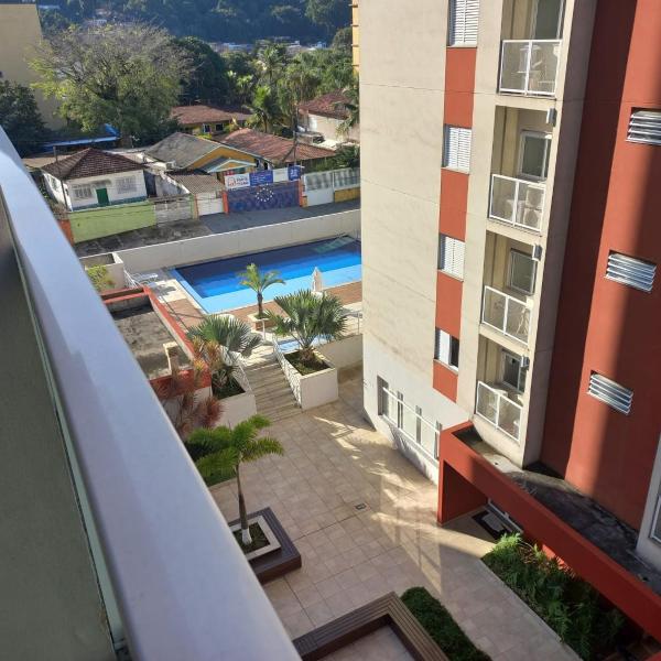 Apartamento 500m Praia da Enseada Guarujá varanda e vaga de garagem - Foto 4