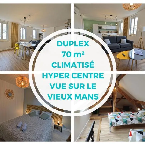 duplex appartement 70m2 atypique au cœur du Mans, hotel a Le Mans