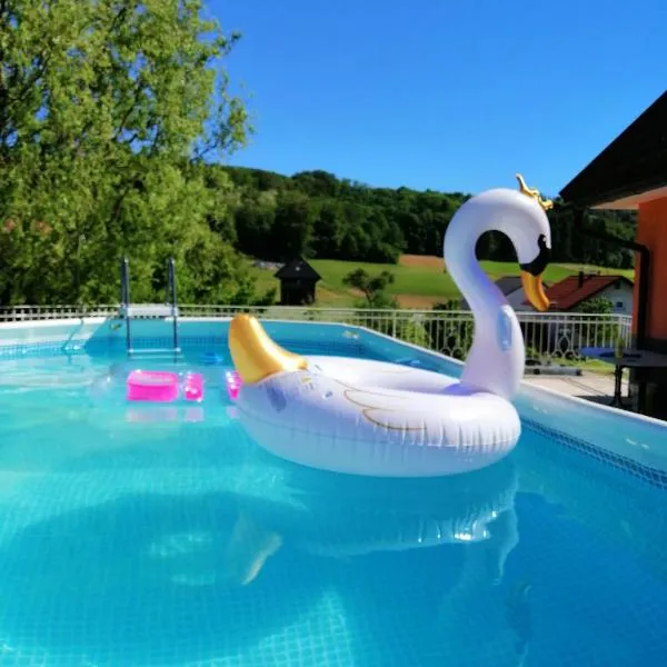 Apartment Tina with Seasonal Pool, ξενοδοχείο σε Zgornja Pohanca