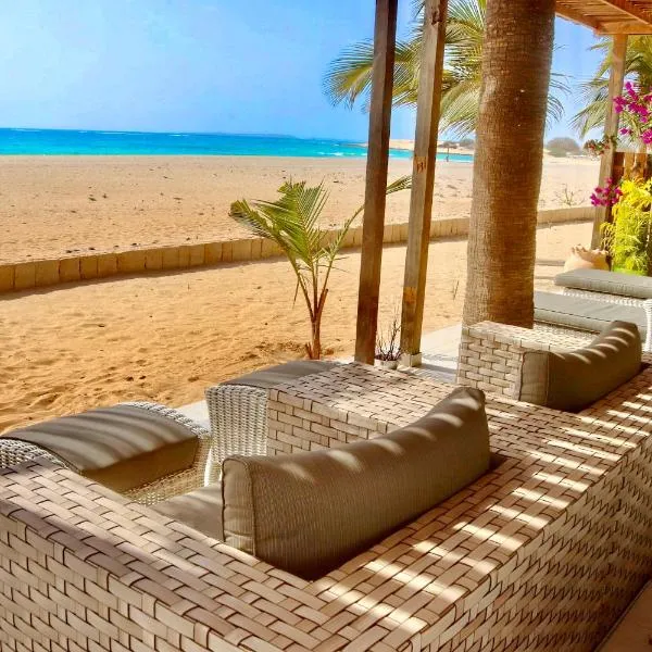 Villa Cristina Alojamento, Praia de Chaves, Boa Vista, Cape Verde, WI-FI, hotell i Curral Velho