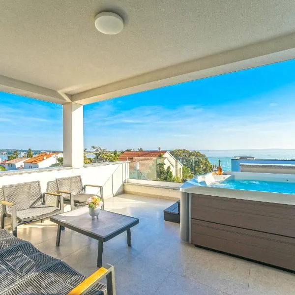 Penthouse Apartment Perla with Jacuzzi – hotel w Novalji