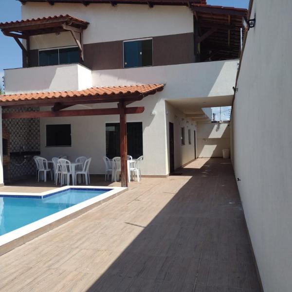 Praia Enseada dos Corais - casa com piscina -Pos Beira mar - 4 Quartos