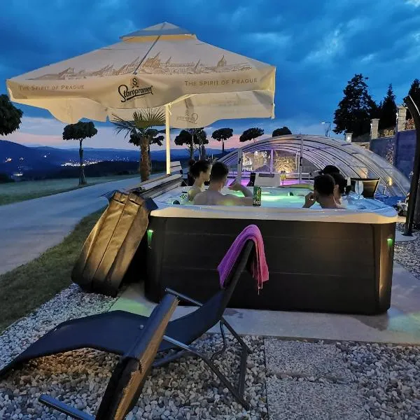 Three Stars Luxury House ART-PE with pool and SPA pool, hotel v destinaci Trebnje