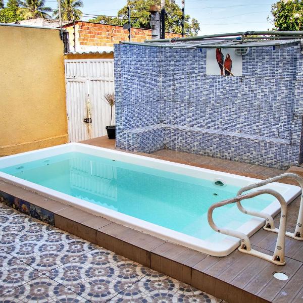 Casa com Churrasqueira e Piscina em Camacari BA - Foto 4