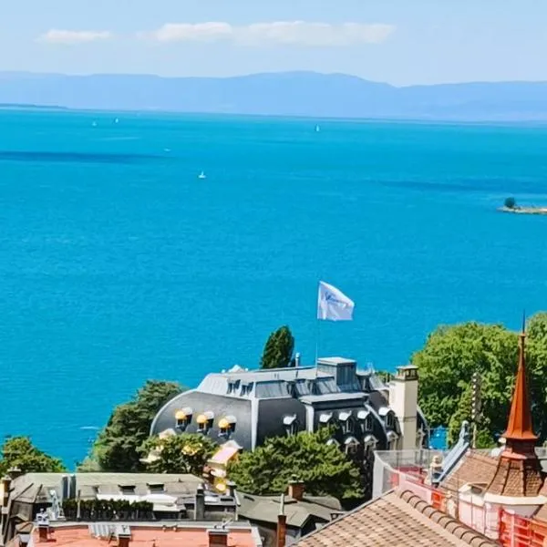 La plus belle vue du lac Léman, hotel v destinaci Montreux