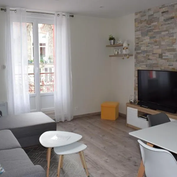 Superbe T3 classé 3 étoiles Chez Cathy et Frank situé en plein centre de Gérardmer, hôtel à Gérardmer