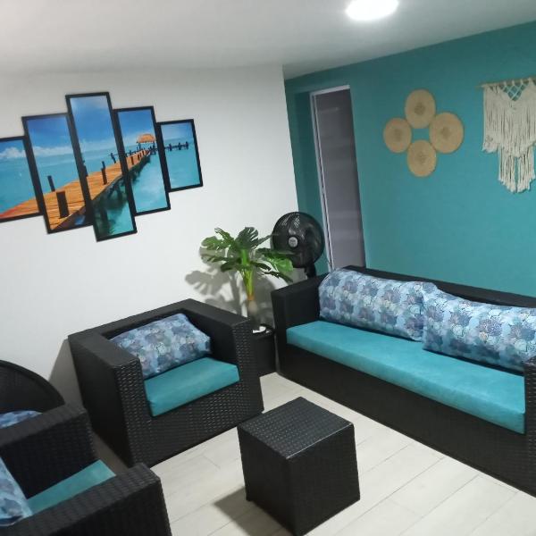 Apartamento Praia Enseada Guarujá Wilma - próximo da praia - com ar condicionado e vaga para carro