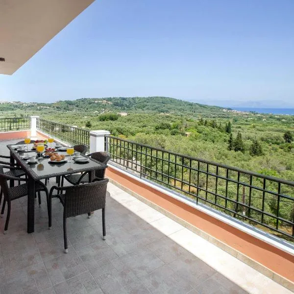 Spacious House with extraordinary view in Corfu, hotel in Neochorákion