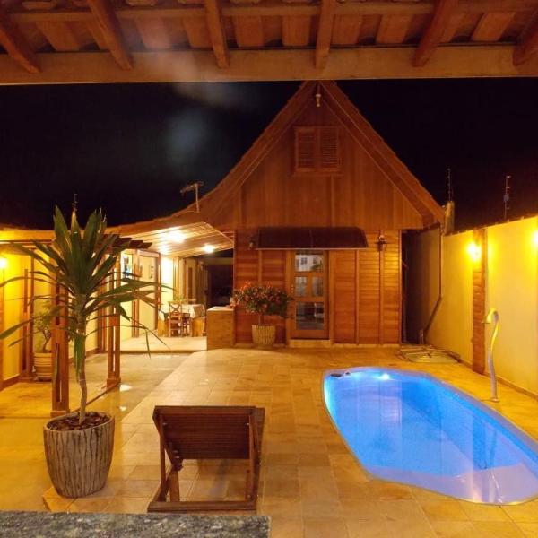 Chalé Paraíso Brotas SP + Piscina Privativa + Ar Condicionado - Foto 4