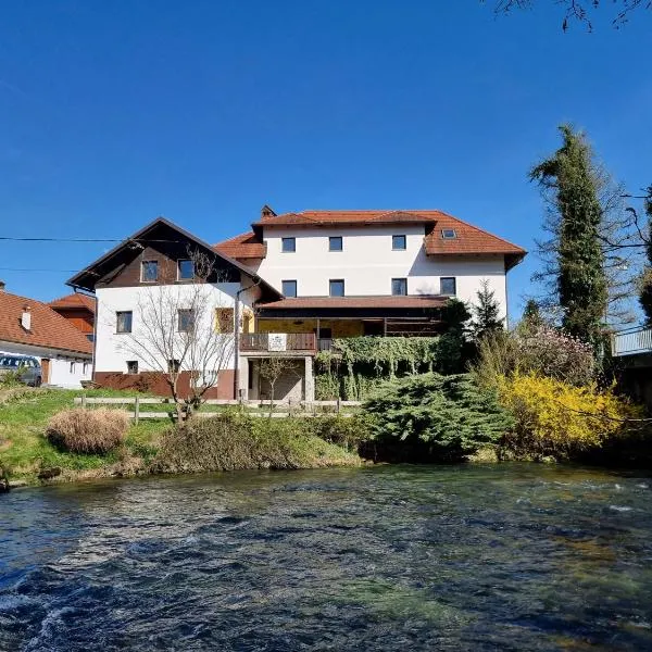 Krka River Lodge, hótel í Ribnica