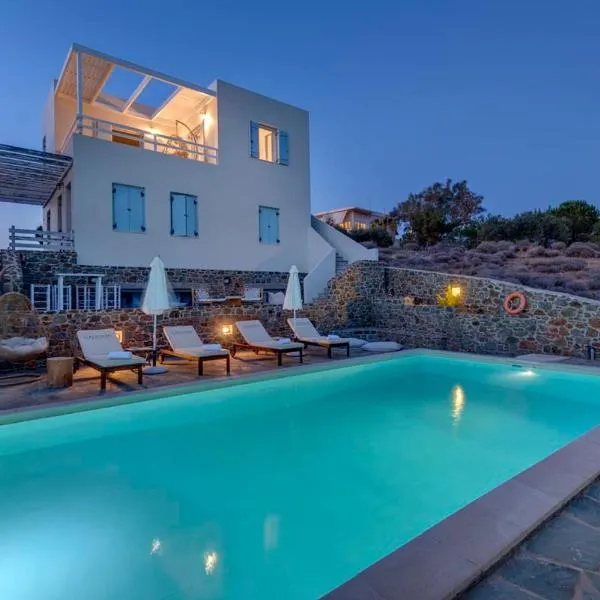 Aqua Blu Syros 1,3, hotel in Posidhonía