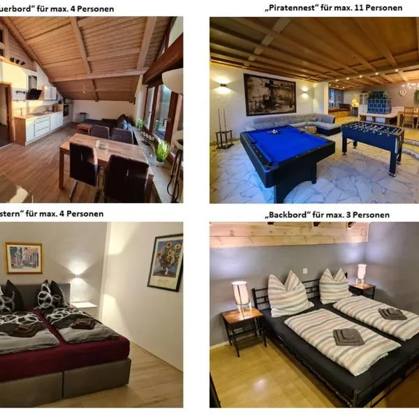 Piratenbucht am Brombachsee, hotelli kohteessa Pleinfeld