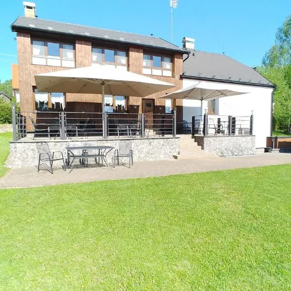 Penzion Stříbrný vítr, hotel v destinaci Horní Planá