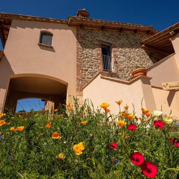 Sorelle Biologiche, hotel Monte Castello di Vibióban