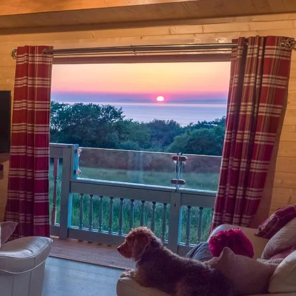 Enlli Fach cabin sleep's 2 adults and 2 children 2 dogs welcome not suitable for contract workers due to parking height restrictions, hotel v destinaci Borth