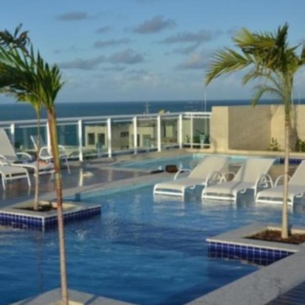 Apartamento na praia de Jatiúca com piscina e área de lazer - Foto 4
