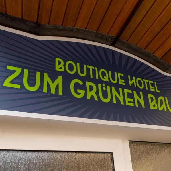 Boutique-Hotel Zum Grünen Baum, хотел в Алценау-ин-Унтерфранкен