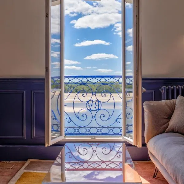 Casa Mila & SPA- Chambres d'Hôtes raffinées vue Loire et piscine, viešbutis mieste Bauné