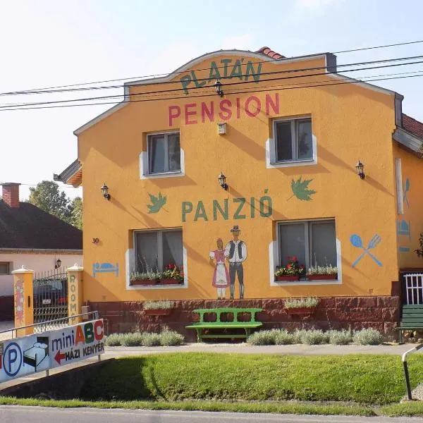 Platán Panzió, hôtel à Écs