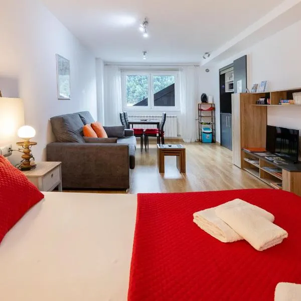 Modern studio in Arinsal of 40 m² with mountain view, hotel in Arinsal