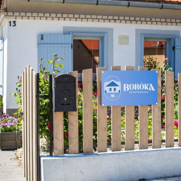 Boróka Apartmanház, hotel in Szentgál