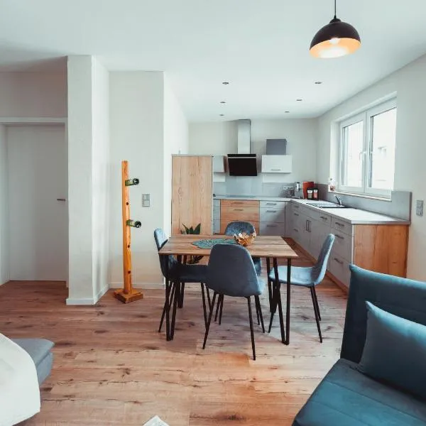 Exklusive Mosel-FeWo in Senheim - große Dachterrasse - Netflix - Waschmaschine, hotel in Senheim