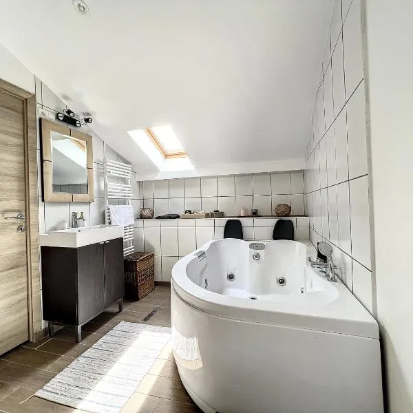 Maison de ville jacuzzi wiffi à 4km aéroport Charleroi，沙勒羅瓦的飯店