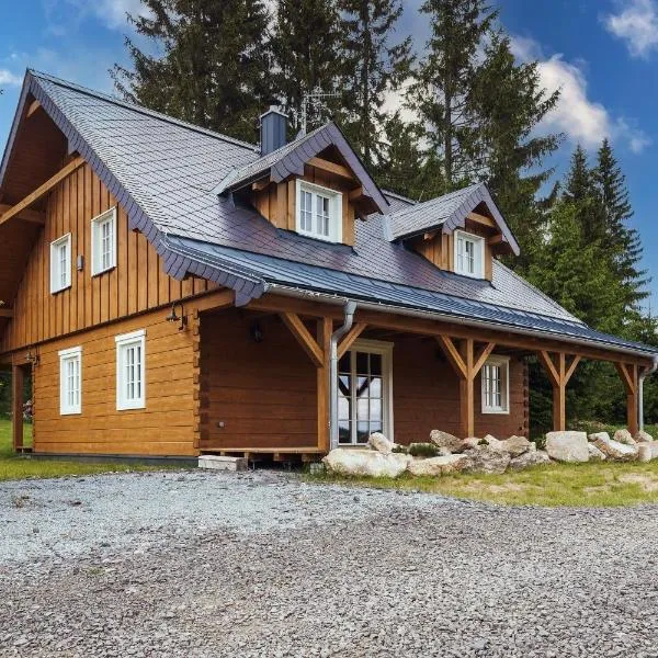 Roubenka na jelení hoře, hotel a Horní Blatná