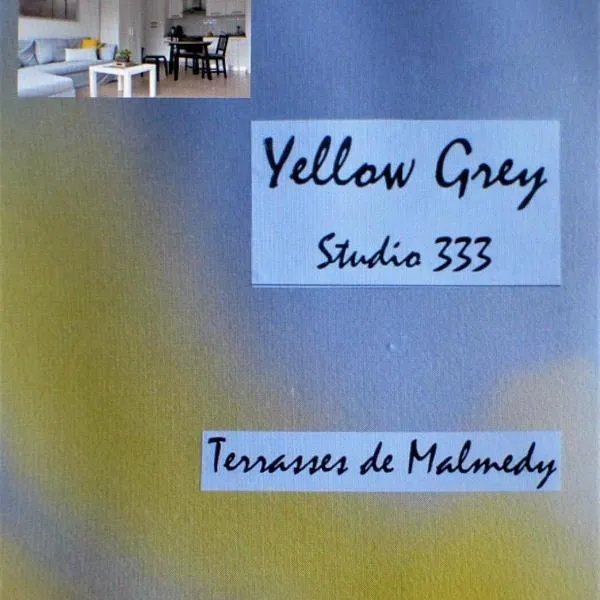 Les terrasses de Malmedy Studio 333 Yellow Grey, hotel in Malmedy