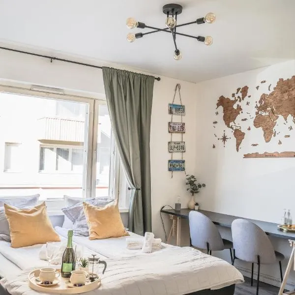 Studio apartment in the heart of Jakobstad – hotel w mieście Jakobstad