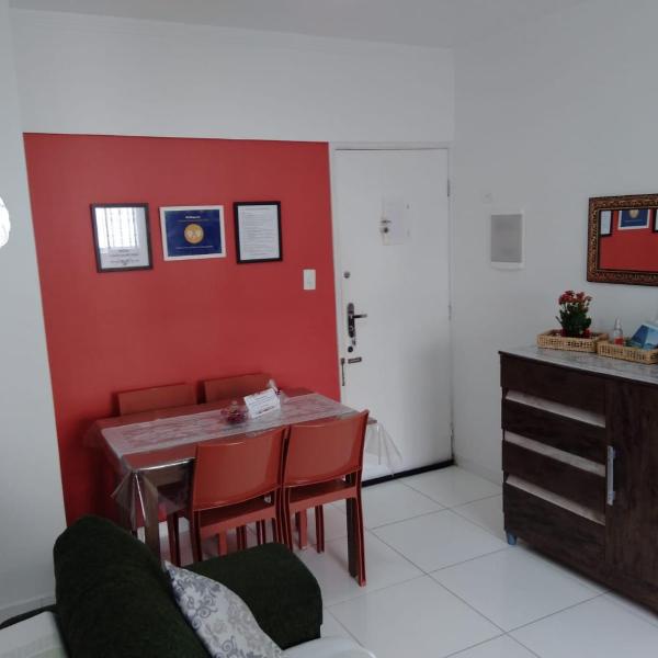 Lindo studio na Praia do Gonzaguinha - Foto 4