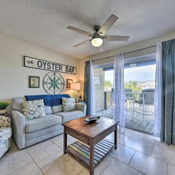 Ocean-View Fernandina Condo with Pool, Beach Access!, hotel in Fernandina Beach