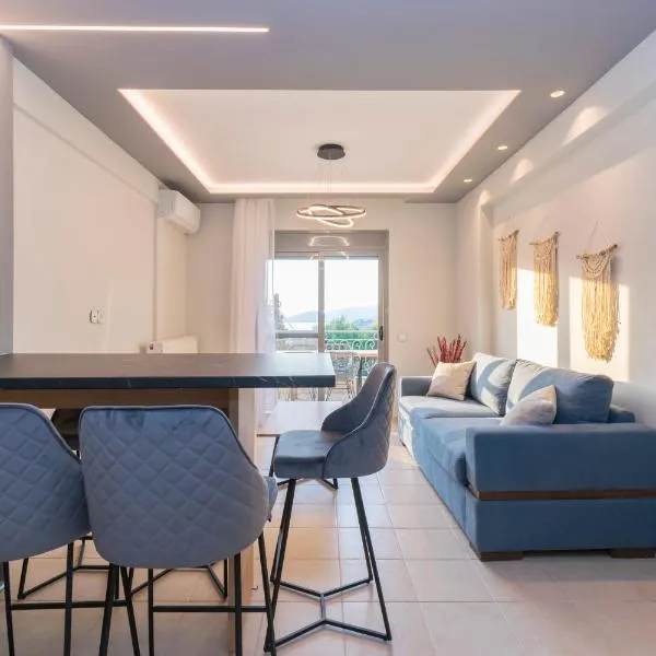 SithoniaRS Luxury Apartment 2nd Floor with Sea View, hotel a Néos Marmarás