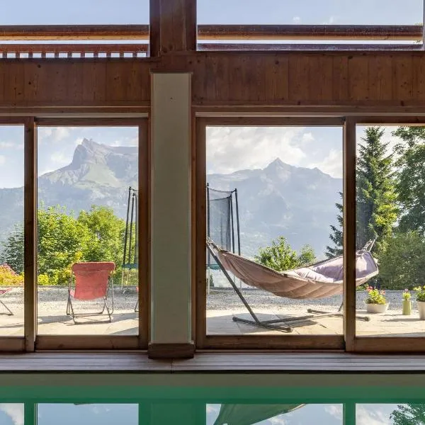 Ferme de Faustine 1 - piscine, hotel in Saint-Gervais-les-Bains