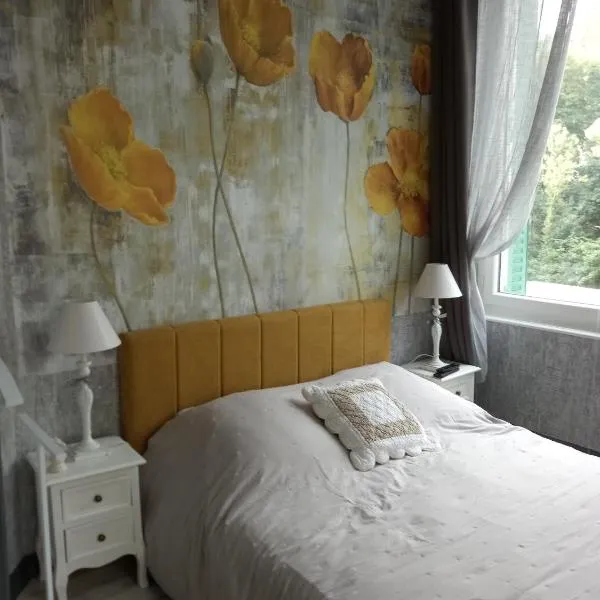 Studio Malou, cuisine, salle d'eau, terrasse amenagée, hotel v destinaci Olliergues