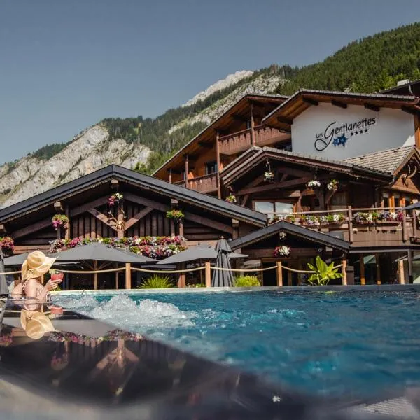 Les Gentianettes Hotel & Spa, hotel v destinaci La Chapelle-dʼAbondance