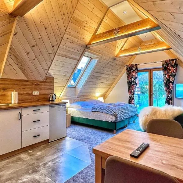 Maryna Bór pokoje apartamenty widok na góry Zakopane, hotel in Zakopane