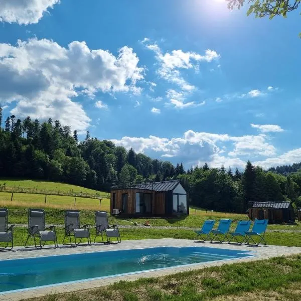 Klimkówka Pod Gwiazdami - sauna, jacuzzi, basen, hotel in Klimkówka