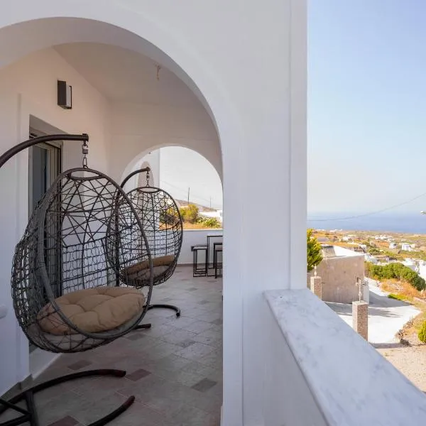 Loulaki villas santorini, hotel en Vourvoulos