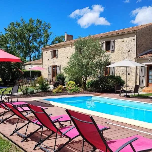 Au Clos Des Templiers, hotel v destinácii Puyravault