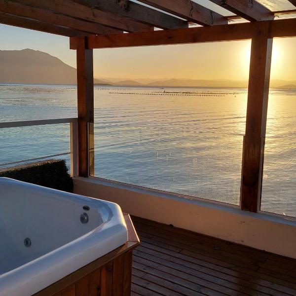 Paraiso Ribeirão da Ilha Jacuzzi por do sol
