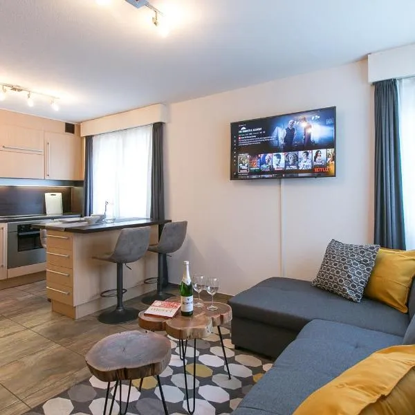 Spirit Apartments - Studio 2 - Küche - Parkplatz, hotel in Engelberg