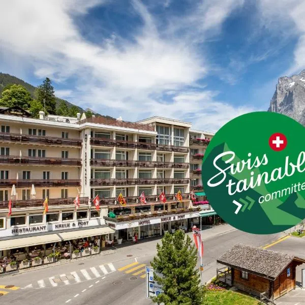 그린델발트에 위치한 호텔 Hotel Kreuz&Post**** Grindelwald