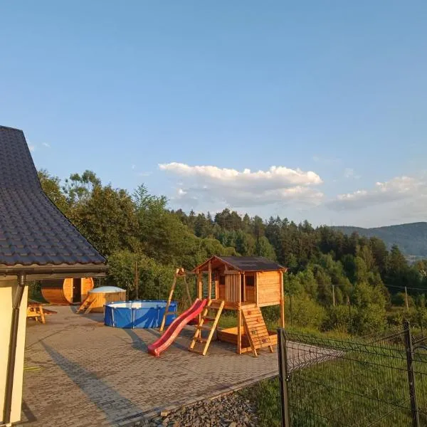 Sarnie wzgórze Sucha Beskidzka sauna jacuzzi, khách sạn ở Kuków